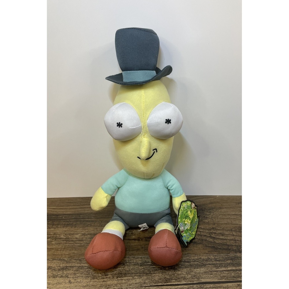Adult Swim Rick and Morty Mr. Poopy Butt Face 12" Plush With Tags